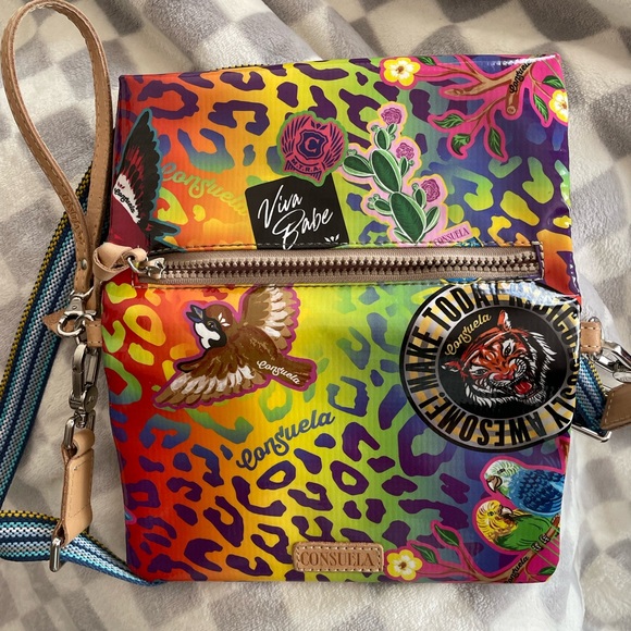 Consuela Multicolor Clutch Wristlet - Picture 3 of 10